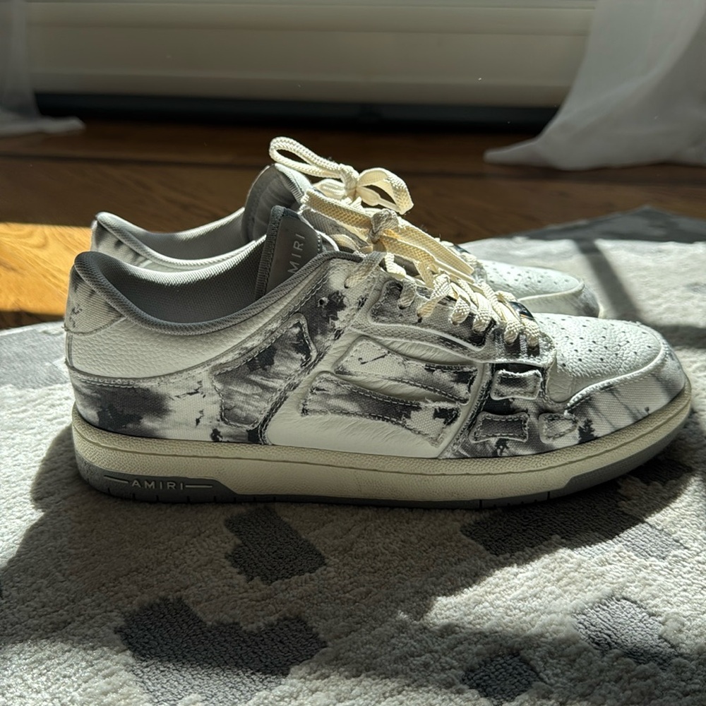 Amiri skel-top tuedie grey. US9 rare color